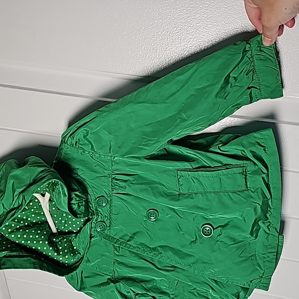 Gap 2T green rain jacket - Picture 5 of 9